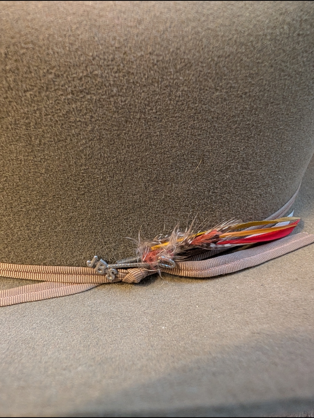 Stetson Taupe Felt Western Cowboy Hat - Picture 2 of 7